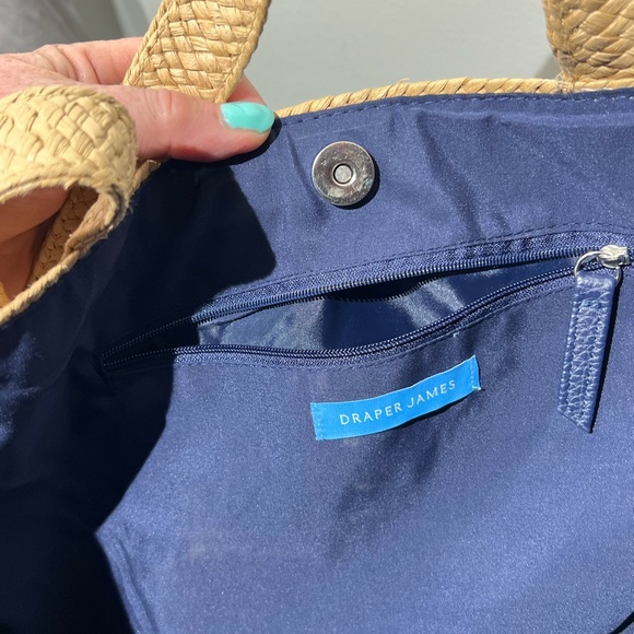 Draper James Raffia Tote bag - Picture 4 of 5